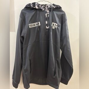 Colosseum Texas A&M Military Appreciation Digi Camo Quarter-Zip Hood Men’s XL